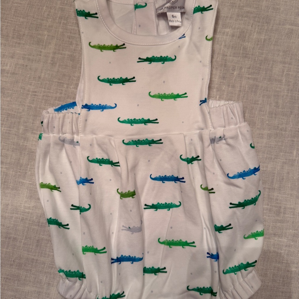 The Proper Peony Alex Boy Open Side Bubble - Alligator